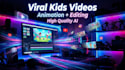 create professional ai videos, animations and video ads