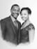 create a couple portrait illustrations