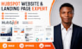 develop custom hubspot website, hubspot landing page, blogs, website migration