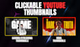 design professional youtube thumbnails and business logo