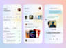 design ai assistant mobile app screenshots design