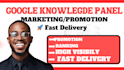create standard verified google knowledge panel knowledge panel for person
