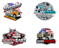 design modern truck logo