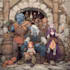do group party character art, dnd party