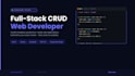 build crud web apps