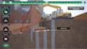 create 3d construction site logistics and building animation