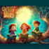 illustrate funny children comic book cover art