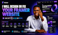design framer website animation, fix framer, cms or blog template