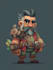 draw 2d game character or 2d game character