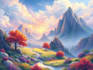design amazing fantasy landscape