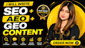 write high quality seo articles and rank within 24 hours