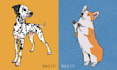 draw your pet in a vintage pop art illustration