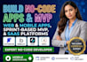 build no code apps with bubble io flutterflow adalo  stripe  glide softr mvp