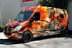 modern car, van wrap design