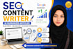 write SEO blog posts and humanized articles