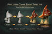create game ready stylized 3d characters and props