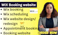 create wix booking website, wix scheduling and appointment booking system