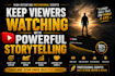 research, write motivational youtube content scripts that keep viewers watching
