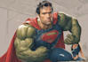 design premium superhero caricature character