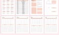 design hyperlinked canva digital bible study planner, printable journal wookbook