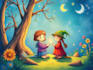 create high quality magical illustrated characters for kids storytelling