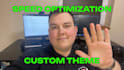 do wordpress clean theme speed optimization via custom code