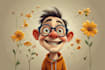 create custom  meme style funny character design