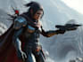 create fantasy, sci fi, character with hyperrealistic style