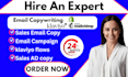 do email copywrite sales ads sales copy email campaign