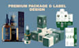design supplement label, peptide label, cbd tincture and cigarette packaging