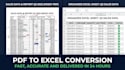 pdf to excel conversion fast and accurate data entry