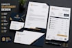 create professional business card, letterhead and invoice design