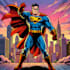 create superhero cartoon character