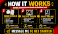 design social media announcement posts for special events