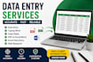 do data entry, typing and copy paste work