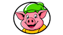 do unique funny pig mascot logo unlimited revision
