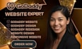 design godaddy website or redesign godaddy website design