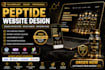 build peptide website research peptide store and biotech supplement website