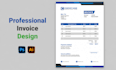 design professional editable canva invoice templates