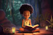 draw whimsical children book illustration