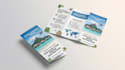 design modern flyer, bifold, trifold brochure design