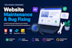 fix HTML CSS tailwind bugs and responsive issues