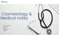 create professional cosmetology and medical notes