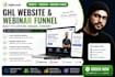 build gohighlevel website builder highlevel webinar funnel booking funnel flow
