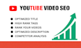 optimize SEO for your youtube channel and videos