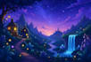 design 2d game concept art background and environment