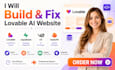 build, fix lovable ai website lovable dev lovable supabase v0 claude integration
