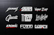 create a modern vibrant music logo design