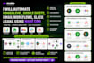 automate gohighlevel, google sheets, gmail workflows, slack asana using make com