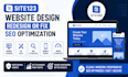 do site123 website design redesign or fix site 123 website SEO optimization